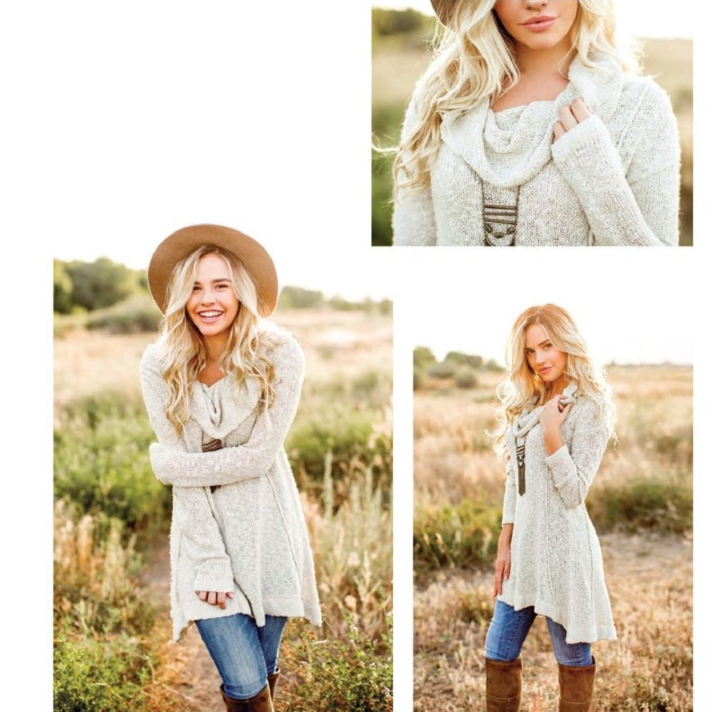 Joyfolie Mia Joy Thalia Sweater Tunic, Size S